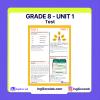 Grade 8 Unit 1 Test 1